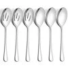 6 Pack Serving Spoons Set, 3 Large Serving Spoons, 3 Slotted Serving Spoons, Stainless Steel Buffet Dinner Restaurant Serving Spoons Set, Catering Serving Utensils For Party Banquet, 9.8 Inch 2 6 Pack Serving Spoons Set, 3 Large Serving Spoons, 3 Slotted Serving Spoons, Stainless Steel Buffet Dinner Restaurant Serving Spoons Set, Catering Serving Utensils For Party Banquet, 9.8 Inch -KitchenAid Shop 41T9ud0dIhL