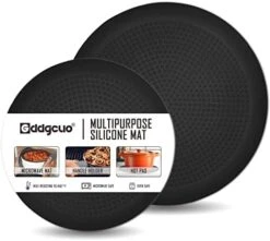 Multi-Purpose Microwave Mat, 12" Silicone Microwave Mats Round, BPA Free Heat Resistant Trivets, Pot Holders, Microwave & Dishwasher Safe (Black, 2Pcs) 22 Multi-Purpose Microwave Mat, 12" Silicone Microwave Mats Round, BPA Free Heat Resistant Trivets, Pot Holders, Microwave & Dishwasher Safe (Black, 2Pcs) -KitchenAid Shop 41TGeP2HiOL. AC