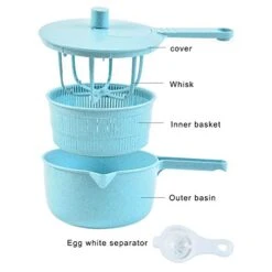 Vegetable And Salad Spinner Multifunction Fruit Salad Blender Rice Washer Egg Beater -KitchenAid Shop 41TKPQrFOSL