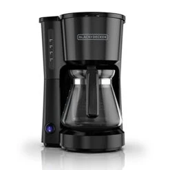 Black & Decker CM0700B 5-Cup Coffee Maker, Compact Design