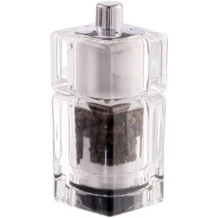 3.5 Inch Cubic Pepper Mill And Salt Shaker Combo