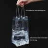 Ice Wine Bag Portable Collapsible Clear Wine Pouch Cooler With Handle For Party,Outdoor,Champagne,Cold Beer,White Wine,Chilled Beverages,Iced Drinks 3 Pack (2)