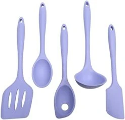 Premium Silicone Kitchen Tool And Utensil Set, 5 Piece, Pastel Blue -KitchenAid Shop 41TZRbkGpDL. AC