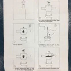 Giant Wood Pepper Mill Hotel Salt Pepper Mill Large 20" Super Big Oak Wooden Salt And Pepper Stainless Steel Core Manual Pepper Grinder-Brown 16 Giant Wood Pepper Mill Hotel Salt Pepper Mill Large 20" Super Big Oak Wooden Salt And Pepper Stainless Steel Core Manual Pepper Grinder-Brown -KitchenAid Shop 41TZkONIA2L