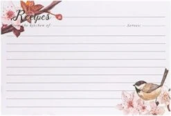 Recipe Cards 4x6 Inch, Cut Thicken Card Stock Double Sided Recipe Cards, 50-Pack (Flower) 17 Recipe Cards 4x6 Inch, Cut Thicken Card Stock Double Sided Recipe Cards, 50-Pack (Flower) -KitchenAid Shop 41Td8WY0F0L. AC