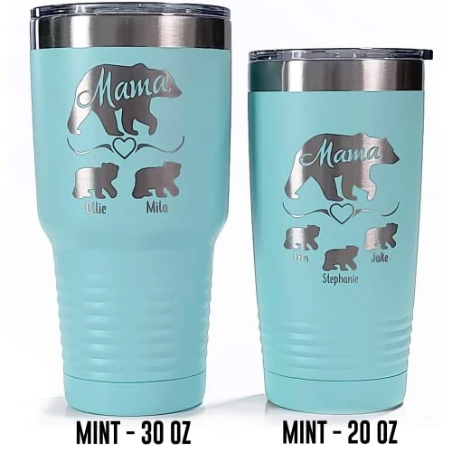 Mothers Day Gifts Mama Bear Personalized Tumbler | Mothers Day Gifts For Mom | Gifts For Women | Mothers Day Gifts From Daughter | Custom Mothers Day Gift 8 Mothers Day Gifts Mama Bear Personalized Tumbler | Mothers Day Gifts For Mom | Gifts For Women | Mothers Day Gifts From Daughter | Custom Mothers Day Gift - Image 6