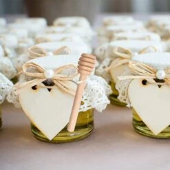 51 PCS Honey Dipper, 3 Inch Mini Wooden Honeycomb Sticks, Small Honey Stirrer Stick, Honey Sticks For Honey Jar Dispense Drizzle Honey And Wedding Party Favors Gift -KitchenAid Shop 41TlWBo7K8L