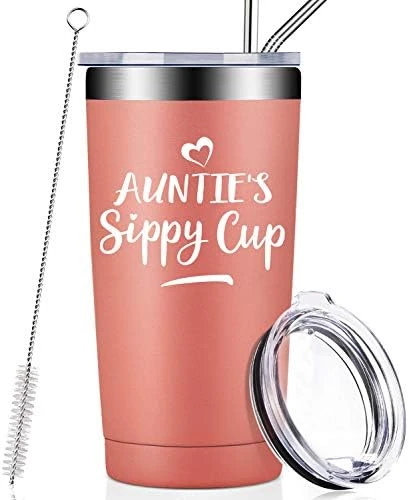 Gifts For Aunt - Best Aunt Ever Gifts - Auntie Gifts From Niece, Nephew - Funny Birthday Christmas Gifts For Auntie, New Aunt, First Time Aunt - Vacuum Insulated Tumbler Cup 15 Gifts For Aunt - Best Aunt Ever Gifts - Auntie Gifts From Niece, Nephew - Funny Birthday Christmas Gifts For Auntie, New Aunt, First Time Aunt - Vacuum Insulated Tumbler Cup - Image 13