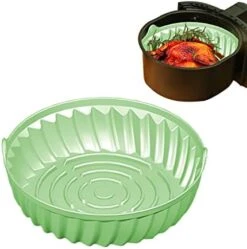 Air Fryer Silicone Pot Liner With Nanomter Mirror Surface, Round Reusable Liner For Air Fryer Basket 5-8QT 8.6inch -KitchenAid Shop 41Tq1pidsXL. AC
