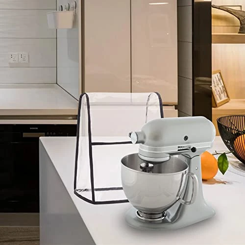 Clear Stand Mixer Cover, Kitchen Aid Mixer Covers For Kitchenaid Hamilton Mixers, Dust Cover Fits All Tilt Head & Bowl Lift Compatible 5-8 Quart Models(Transparent) 6 Clear Stand Mixer Cover, Kitchen Aid Mixer Covers For Kitchenaid Hamilton Mixers, Dust Cover Fits All Tilt Head & Bowl Lift Compatible 5-8 Quart Models(Transparent) - Image 4