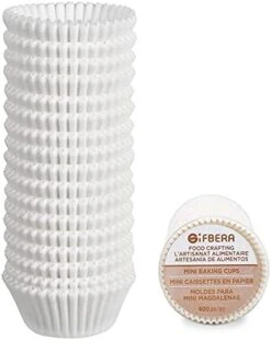 Fbera Natural Odorless Cupcake Liners Standard Greaseproof Paper Muffin Baking Cups 200-Count, Natural Color -KitchenAid Shop 41Tr0c39kTL. AC