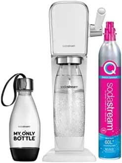 SodaStream Art Sparkling Water Maker Bundle (Black), With CO2, DWS Bottles, And Bubly Drops Flavors -KitchenAid Shop 41Trdh4apbL. AC