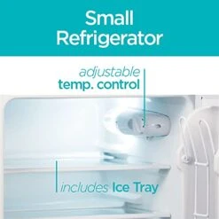 Black & Decker BCRDK32W 2 Door Mini Fridge With Separate True Freezer – Small, Drinks And Food In Dorm, Office, Apartment, Or RV Camper Compact Refrigerator, 3.1 Cu.ft, White -KitchenAid Shop 41TtzX6oC7S