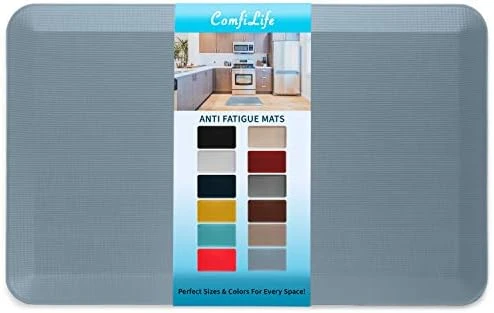 Anti Fatigue Floor Mat – 3/4 Inch Thick Perfect Kitchen Mat, Standing Desk Mat – Comfort At Home, Office, Garage – Durable – Stain Resistant – Non-Slip Bottom (20" X 32", Black) 7 Anti Fatigue Floor Mat – 3/4 Inch Thick Perfect Kitchen Mat, Standing Desk Mat – Comfort At Home, Office, Garage – Durable – Stain Resistant – Non-Slip Bottom (20" X 32", Black) - Image 5
