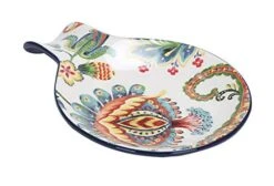 Protea Cynaroides Ceramic Spoon Rest, House Warming Gift, Dishwasher Safe -KitchenAid Shop 41TxMXh8cuL