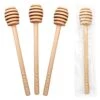 20PCS Wooden Honey Dipper Stick 6 Inch Individually Wrapped Honey Stirrer Stick,Honeycomb Sticks,Honey Wand For Honey Jar Dispense Drizzle Honey And Wedding Party Favors Gift.