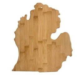 Michigan State Shaped Serving & Cutting Board, Large