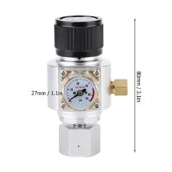 Sunshineface Mini CO2 Gas Regulator Soda Water Pressure Reducing Valve Adapter Soda Bottle Accessory For Homebrew -KitchenAid Shop 41UCY29HZ7L