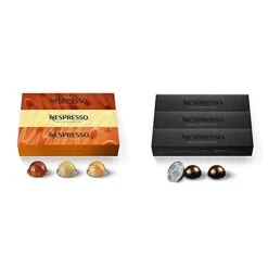 Nespresso Capsules VertuoLine, Caramel Cookie, Mild Roast Coffee, 30 Count Coffee Pods, Brews 7.8oz & Capsules VertuoLine, Melozio, Medium Roast Coffee, 30 Count Coffee Pods, Brews 7.8oz -KitchenAid Shop 41UPbCQBezL