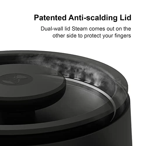 Fish Smart Electric Coffee Kettle 600ML, Gooseneck Pour Over Kettle For Coffee And Tea Variable Temperature Control, Home Edition Black 6 Fish Smart Electric Coffee Kettle 600ML, Gooseneck Pour Over Kettle For Coffee And Tea Variable Temperature Control, Home Edition Black - Image 4