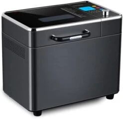 2LB Bread Machine, Black Stainless Steel Bread Maker With Nonstick Pan, Full Touch Panel Tempered Glass, Reserve& Keep Warm Set And Recipes,18-in-1. -KitchenAid Shop 41UWPKhUQTL. AC