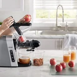 Omega MM400GY Cold Press Juicer Machine, Vegetable And Fruit Juice Extractor, Triple-Stage Slow Masticating Juicer, 200 W, Gray 12 Omega MM400GY Cold Press Juicer Machine, Vegetable And Fruit Juice Extractor, Triple-Stage Slow Masticating Juicer, 200 W, Gray -KitchenAid Shop 41UqhkASegL