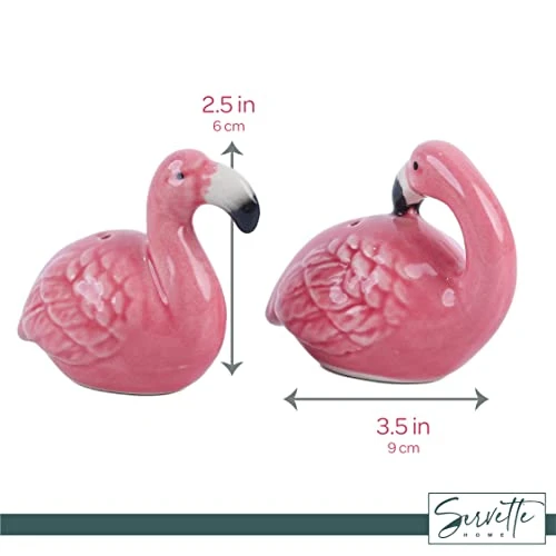 Ceramic Bird Salt And Pepper Shaker Collectors Kitchen Décor - Flamingo 6 Ceramic Bird Salt And Pepper Shaker Collectors Kitchen Décor - Flamingo - Image 4