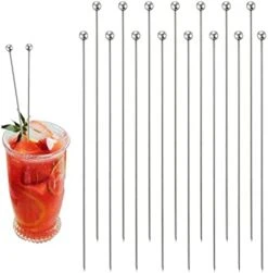 Cocktail Picks Stick, 20Pcs Stainless Steel Martini Picks, Reusable Metal Cocktail Skewers Olives Appetizers Bloody Mary Brandied -KitchenAid Shop 41UyB5QsHTL. AC