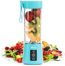 Portable Blender,Personal Size Blender Juicer Cup,Smoothies And Shakes Blender,Handheld Fruit Machine,Blender Mixer Home (blue) -KitchenAid Shop 41V10UYBV4L. AC