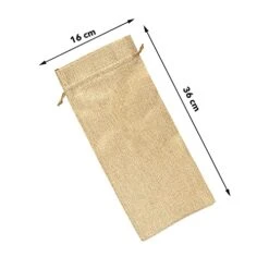 12 Pcs Burlap Wine Bags With Blank Tags And Drawstrings Regular Size Reusable Covers For Christmas, Wedding, Birthday, Travel, Holiday, And Party -KitchenAid Shop 41V6a95j0kL