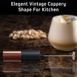 Milk Frother Handheld With Stand, Mini Coffee Frother Drink Mixer, Battery Operated Electric Whisk Milk Foamer For Latte Hot Chocolate Matcha 7 Milk Frother Handheld With Stand, Mini Coffee Frother Drink Mixer, Battery Operated Electric Whisk Milk Foamer For Latte Hot Chocolate Matcha -KitchenAid Shop 41V7YPDOIwL