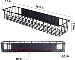 MILIJIA 4 Pack Storage Baskets With Strongly Magnet For Refrigerator, Metal Storage Bins, Spice Rack/Shelf For Kitchen And Pantry 11 MILIJIA 4 Pack Storage Baskets With Strongly Magnet For Refrigerator, Metal Storage Bins, Spice Rack/Shelf For Kitchen And Pantry -KitchenAid Shop 41VFA3aMBzL