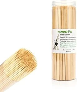 [200 PCS] 6 Inch Bamboo Skewers, Premium Wooden Skewers Without Splinters, Skewers For Grilling, BBQ, Appetizer, Fruit Kabobs, Chocolate Fountain, Cocktail Toothpicks, And Food Skewer Sticks. -KitchenAid Shop 41VGlB6pDQL. AC