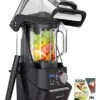 Professional Blender For Kitchen Quiet: Vacuum Commercial Blender For Shakes And Smoothies - 56oz Industrial Countertop Blenders - 1500W High Power Smoothie Blender With Shield (Black) -KitchenAid Shop 41VI1oM9u9L