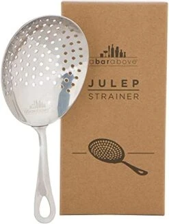 Julep Strainer – Oval-Shaped Cocktail Strainer For Drinks For Standard Cocktail Mixing Glass Or Cocktail Shaker – Stainless Steel Strainer For Commercial Or Home Bar– Essential Bar Tools -KitchenAid Shop 41VOOcRB0ZS. AC