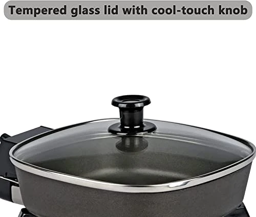 6-inch Small Electric Skillet - With Glass Lid - Serves 1 To 2 People 6 6-inch Small Electric Skillet - With Glass Lid - Serves 1 To 2 People - Image 4
