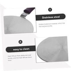 Stainless Steel Heat Conduction Plate Accessories Induction Cooker 14 Stainless Steel Heat Conduction Plate Accessories Induction Cooker -KitchenAid Shop 41VVmale5uL