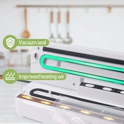 Vacuum Sealer Machine, 2022 Upgrade Automatic Food Preservation Machine, Compact Food Sealer Vacuum For Food, Lower Noise, Dry & Moist Food Modes,10 Vacuum Bags8 -KitchenAid Shop 41VbRCHq6XL