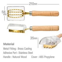 Fish Scale Remover With Box With Brass Serrated Sawtooth And Wooden Handles From Tsubame-Sanjo, Japan【Yamasan】 12 Fish Scale Remover With Box With Brass Serrated Sawtooth And Wooden Handles From Tsubame-Sanjo, Japan【Yamasan】 -KitchenAid Shop 41VeQ2DF38L