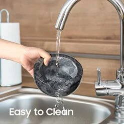 Mortar And Pestle Set Natural Marble Grinder Spice Herb Grinder Pill Crusher Large Size 5.5in -KitchenAid Shop 41ViBA9V8cL