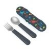 ® Kids Stainless Steel Utensils - Reusable Fork, Spoon & Storage Case Made From High-Grade Stainless Steel, BPA-Free, Dishwasher Safe - Ideal For School Lunch, Travel, Outdoor Use (Dino) 1 ® Kids Stainless Steel Utensils - Reusable Fork, Spoon & Storage Case Made From High-Grade Stainless Steel, BPA-Free, Dishwasher Safe - Ideal For School Lunch, Travel, Outdoor Use (Dino) -KitchenAid Shop 41Vl8bH7dWL
