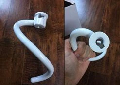 Spiral Dough Hook Replacement For Kitchen Aid Mixer - Coated Dough Hook For K5SS K5A KSM5 KS55 Pro 600, Dough Attachment For Kitchen Aid Lift Stand Mixer, Work With Kitchen Aid 5 Qt / 6 Qt Lift -KitchenAid Shop 41VlpTZy3BL