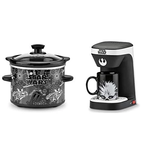 STAR WARS Tar Wars 2-Quart Slow Cooker & 1-Cup Coffee Maker With Mug 3 STAR WARS Tar Wars 2-Quart Slow Cooker & 1-Cup Coffee Maker With Mug