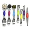 Magnetic Measuring Spoons Set Stainless Steel With Leveler,Multicolors Measuring Cups And Spoon Set Kitchen Gadgets Apartment Essentials Fits In Spice Jars,Stackable Metal Tablespoon Spoon For Baking -KitchenAid Shop 41Vn6P7jSaL
