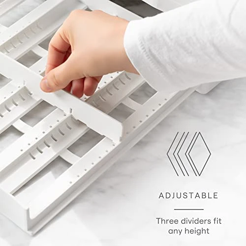 YouCopia SpiceStack Spice Rack Organizer, Adjustable, White 4 YouCopia SpiceStack Spice Rack Organizer, Adjustable, White - Image 2