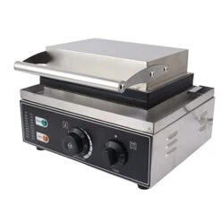 Electric Donut Maker Machine, Non Stick Coating Commercial Electric Donut Maker Double Sides Heating Stainless Steel For Restaurant For Bar (US Plug 110V)