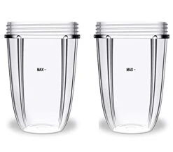 18OZ Replacement Cups Compatible With Nutribullet 600W/900w Blender Juicer(2 Pack)