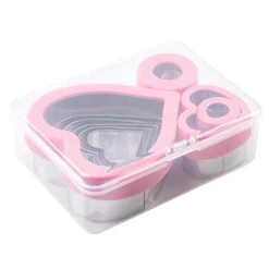 Heart Cookie Cutter Set,9 Piece Heart Shapes Stainless Steel Cookie Cutters Mold For Cakes Biscuits And Sandwiches,0.98"/1.45"/1.57"/1.96"/2.04"/2.32"/2.75"/3.18"/3.74" Assorted Sizes -KitchenAid Shop 41VyqoJl6GL