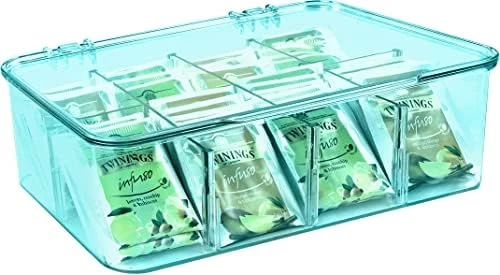 Utopia Home (3 Pack) Tea Bag Organizer - Stackable Tea Bag Storage Organizer With Clear Top Lid- Tea Bag Holder For Counter Tops, Kitchen Cabinets, Pantry, Sweeteners (Clear) 14 Utopia Home (3 Pack) Tea Bag Organizer - Stackable Tea Bag Storage Organizer With Clear Top Lid- Tea Bag Holder For Counter Tops, Kitchen Cabinets, Pantry, Sweeteners (Clear) - Image 12