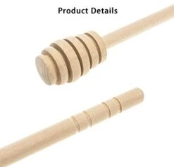 GIYOMI Wooden Honey Dipper Stick For Honey Jar Dispense Drizzle Honey,2 Pcs 6.3 Inch / 16cm Honey Dippers Sticks-Honeycomb Stick-Wooden Honey Spoon -KitchenAid Shop 41W4YE0KzsL